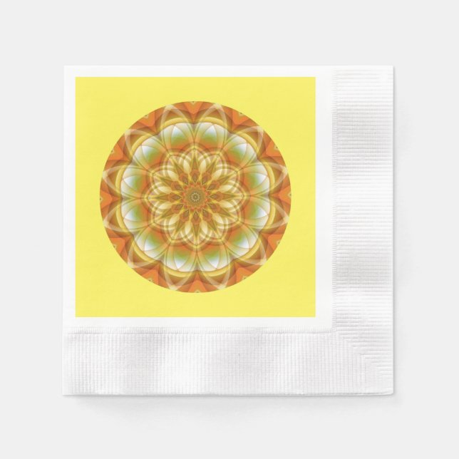 Autumn Kaleidoscope Pappersservett (Framsidan)