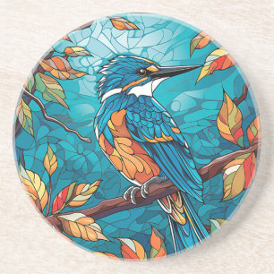 Autumn Kingfisher Sandstone Underlägg