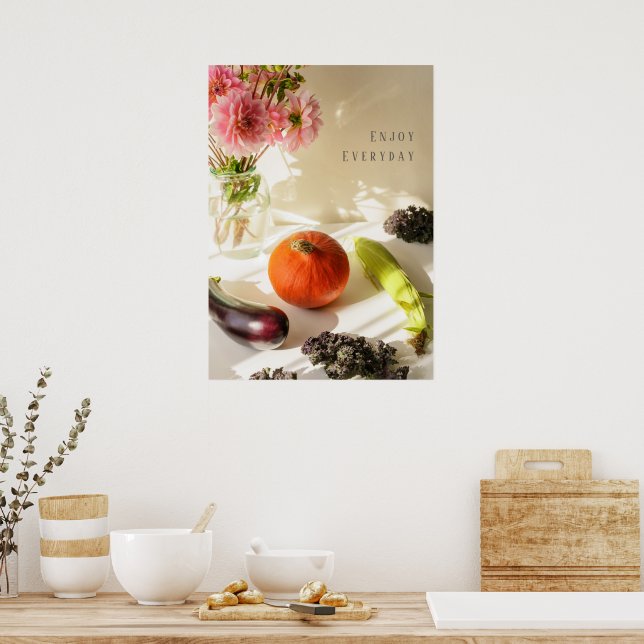 Autumn Kitchen Still Life Poster (Kök)