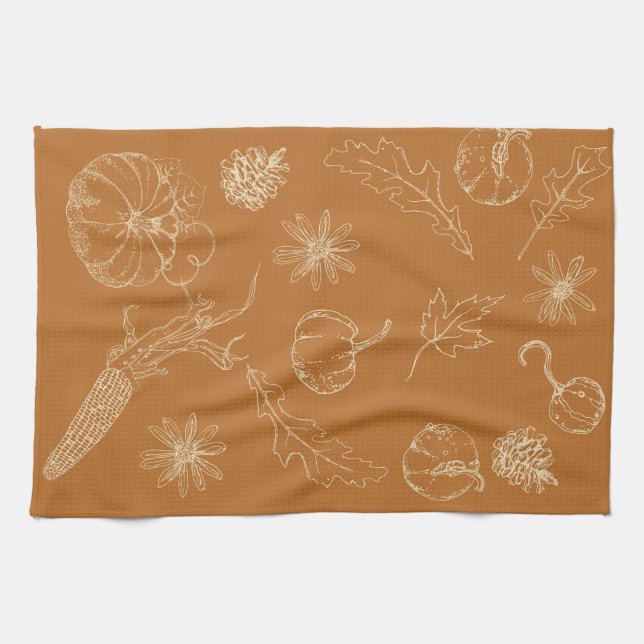 Autumn Kitchen Towel Kökshandduk (Horisontell)