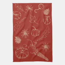 Autumn Kitchen Towel Kökshandduk