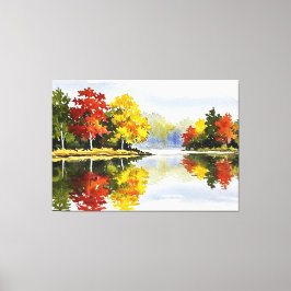 Autumn landscape canvastryck