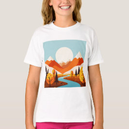 Autumn landscape t shirt