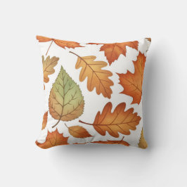 Autumn Leaf Seamless Pattern Kudde