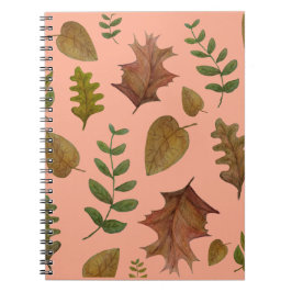 Autumn leaves anteckningsbok