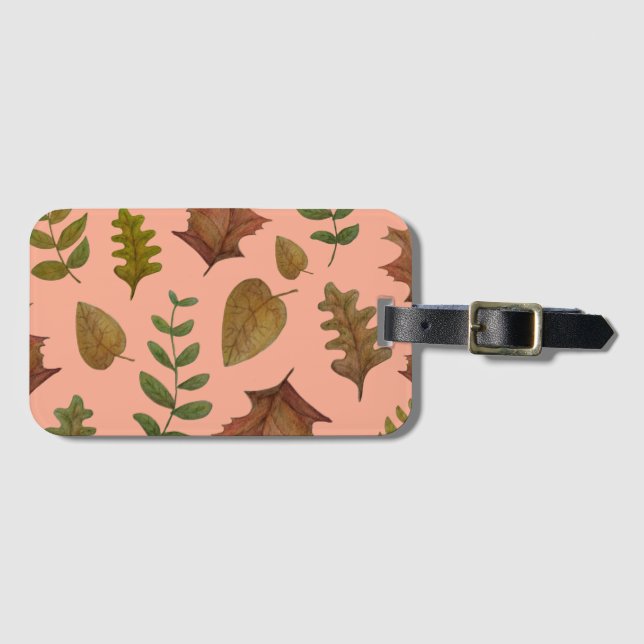 Autumn leaves bagagebricka (Framsida horisontal)