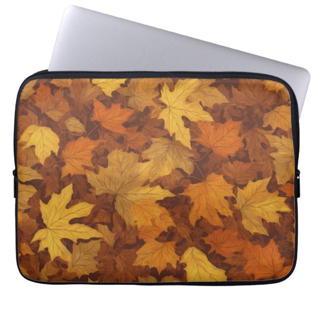 Autumn Leaves Falling Laptop Fodral (Framsidan)