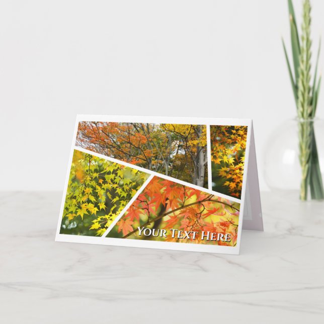 Autumn Leaves Kort (Framsida)