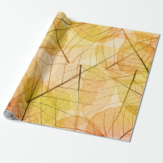Autumn Leaves yellow and orange Background - trans Presentpapper