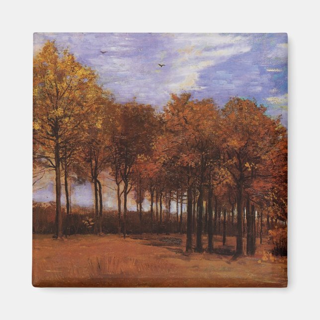 Autumn Ligcape av Vincent van Gogh Magnet (Framsidan)