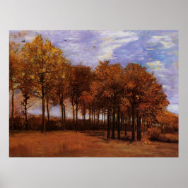 Autumn Ligcape av Vincent van Gogh Poster
