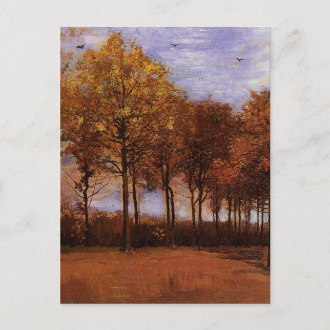 Autumn Ligcape av Vincent van Gogh Vykort (Framsida)