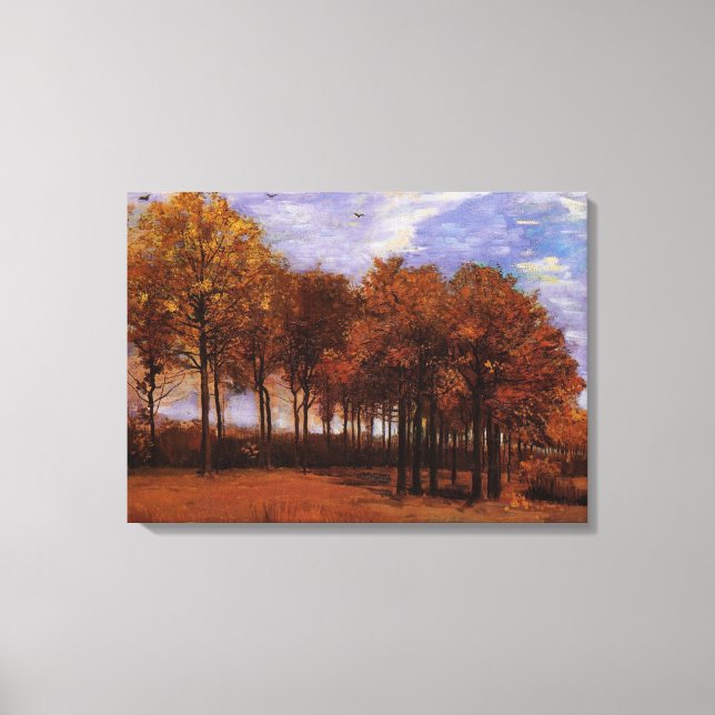 Autumn Ligcape, Vincent van Gogh Canvastryck (Framsida)
