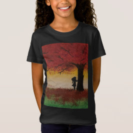 Autumn Lonely Girl - Artist - Nour Tayel T Shirt
