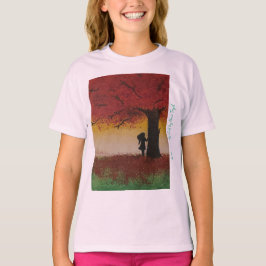 Autumn Lonely Girl - Artist - Nour Tayel T Shirt