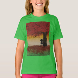 Autumn Lonely Girl - Artist - Nour Tayel T Shirt