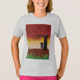Autumn Lonely Girl - Artist - Nour Tayel - T Shirt