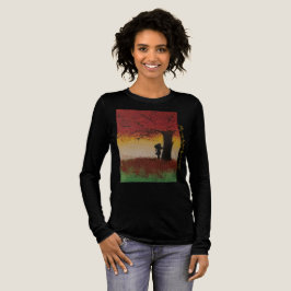 Autumn Lonely Girl T-Shirt