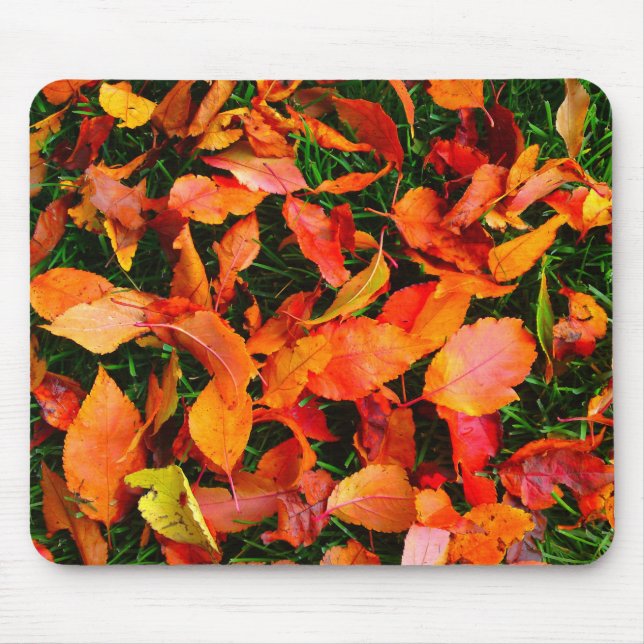 Autumn löv struktur musmatta (Framsidan)