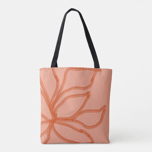 Autumn löv totebag tygkasse (Baksida)