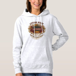 Autumn Magic oktober Hoodie - Mysiga Fall Vibes T Shirt