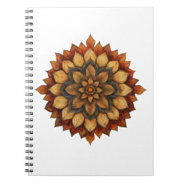 Autumn Mandala Blommigt - anteckningsbok