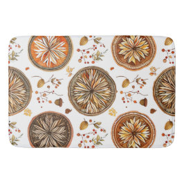 Autumn Mandala Mönster Badrumsmatta