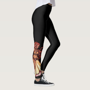 Autumn Måne Belly Dancer Goddess Leggings