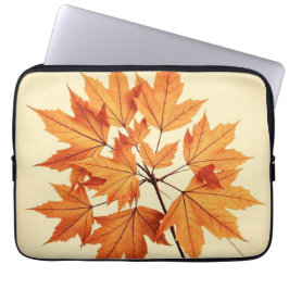 Autumn Maple Leaf Print: Fall Foliage Laptop Fodral