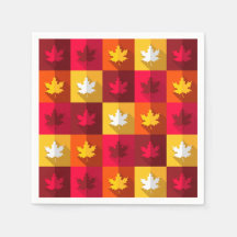 Autumn Maple Löv Bright Patchwork