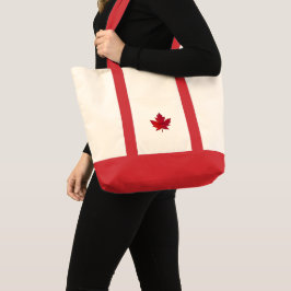 Autumn Maple löv Kanada Shopping bag Tygkasse