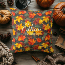 Autumn Maple Löv Mönster | Mysigt fallskärmsfel
