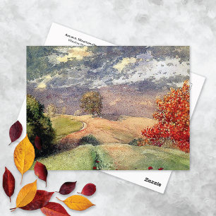 Autumn Mountainville NY Winslow Homer Vykort