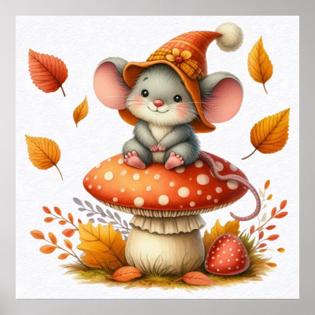 Autumn Mouse Poster (Framsidan)