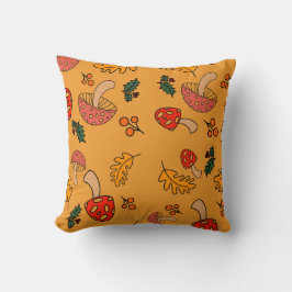 Autumn Mushroom Dekorativ kudde