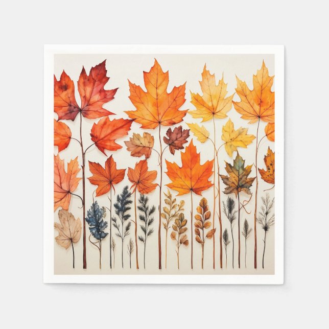 Autumn Napkins Pappersservett (Framsidan)