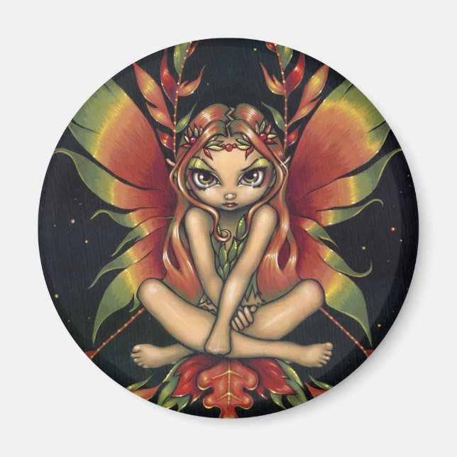 "Autumn Night Fairy" Magnet (Framsidan)