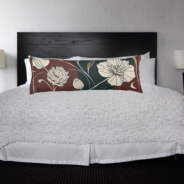 Autumn Noir Bloom Kroppskudde (Skapare uppladdad)