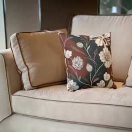 Autumn Noir Bloom Kudde