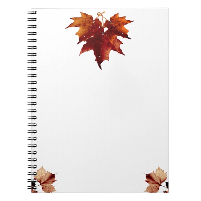 Autumn Notebook Anteckningsbok (Framsidan)