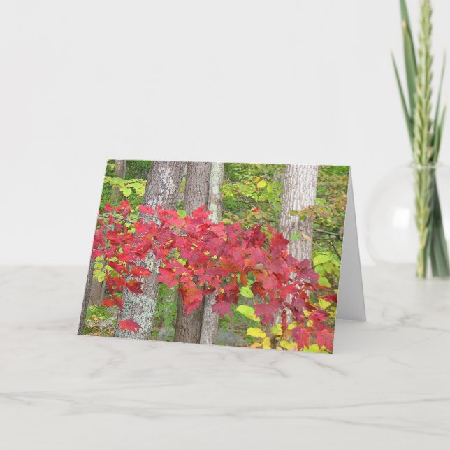 Autumn Notecard Kort (Framsida)