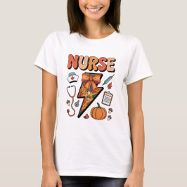 Autumn Nurse – Cute Fall Medical Professional  T Shirt
