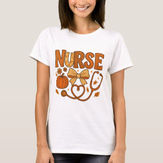 Autumn Nursing|Pumpkins Fall nursing|Fall nurse pn T Shirt