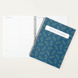 Autumn Oak Planner - teal/majs