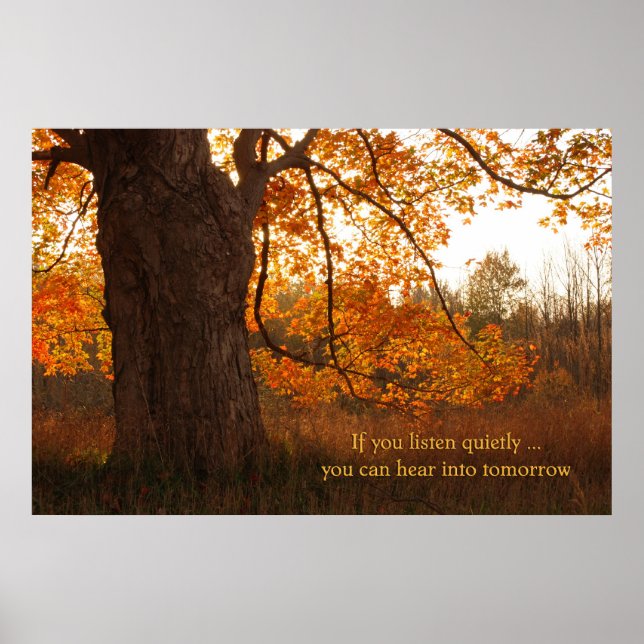 Autumn Oak Poster (Framsidan)