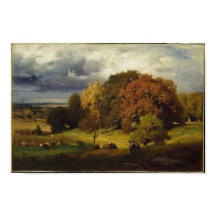 Autumn Oaks George Inness Skriv ut