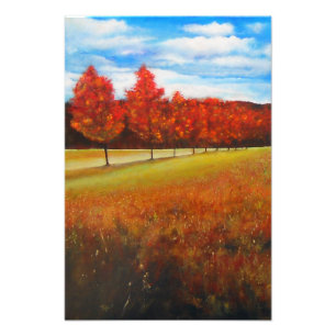 Autumn Painting Rockford, Michigan Fotoutskrift Fototryck