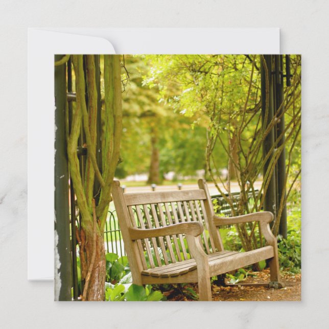 Autumn Park Bench (Framsida)