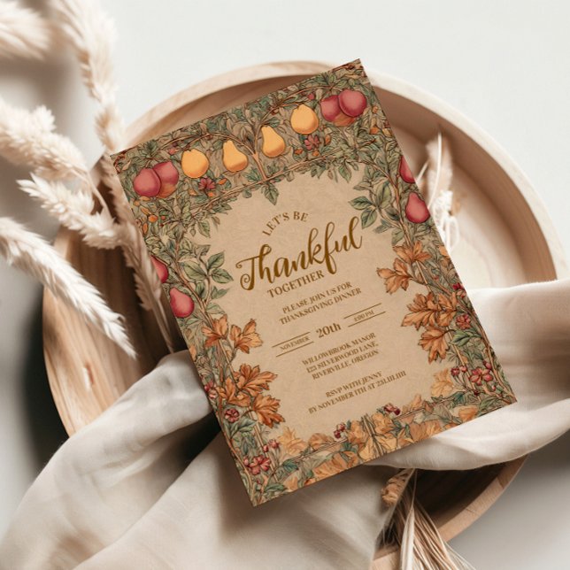 Autumn Pear Harvest Firande Inbjudningar (Skapare uppladdad)