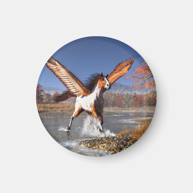 Autumn Pegasus Magnet (Framsidan)